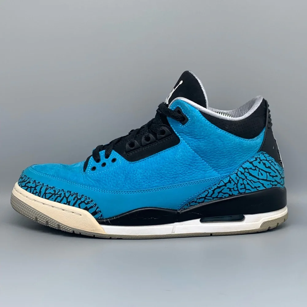 Jordan 3 Retro Powder Blue Shoes Men's Sz 10‎